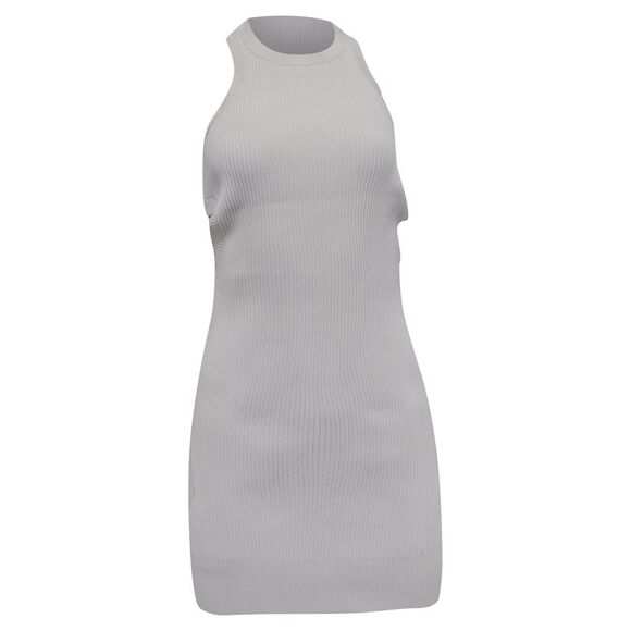 Herve Leger x Julia Restoin Roitfeld Halterneck Mini Dress in White Viscose - Picture 1 of 6